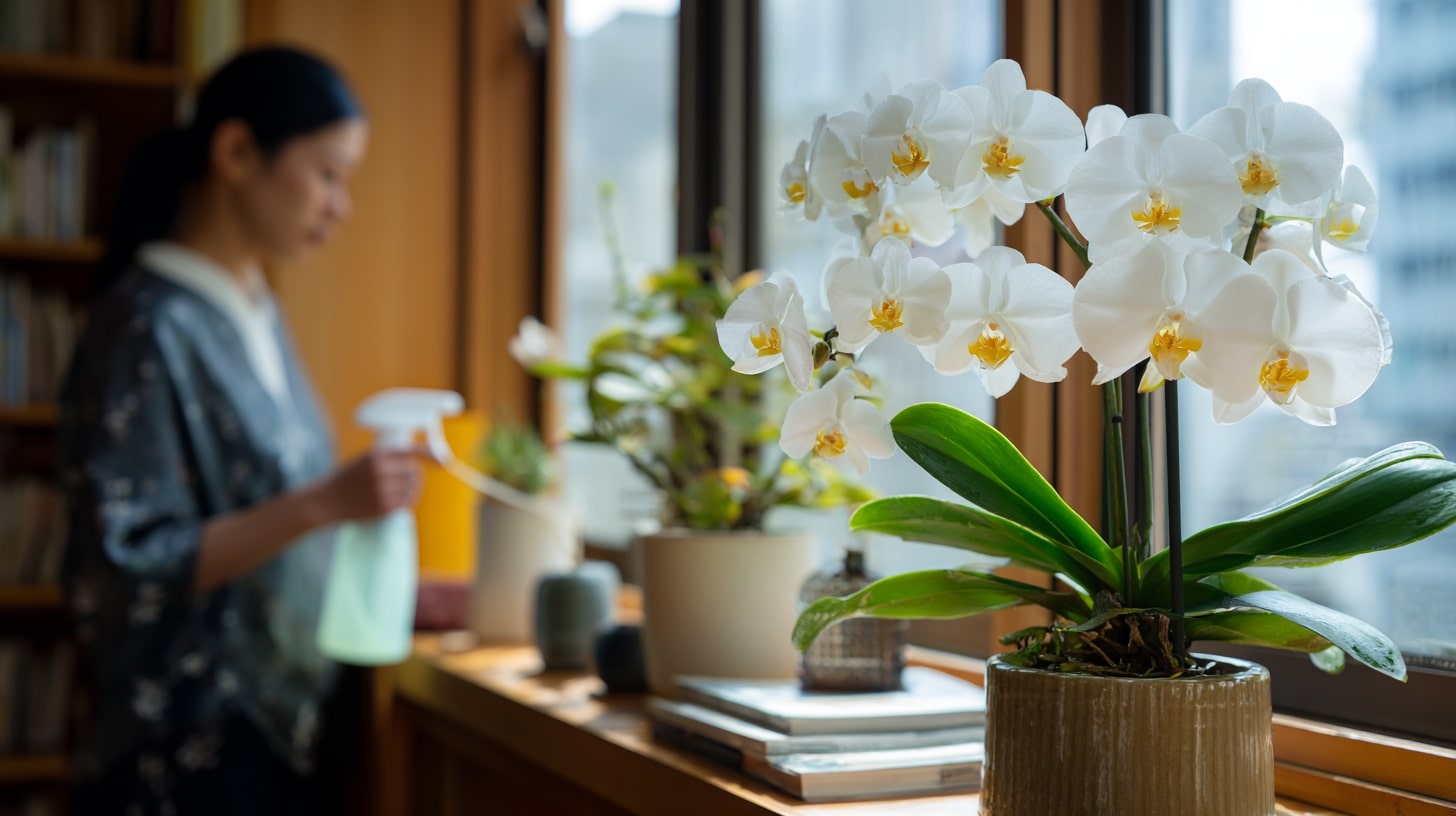 Featured Post Image - 胡蝶蘭が枯れる前に知っておきたい「水分サイン」チェック法